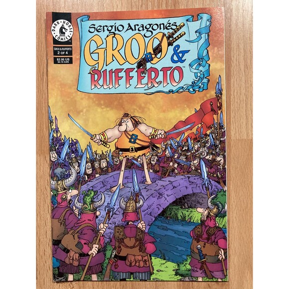 Sergio Aragones' Groo & Rufferto Series #1 2 3 Dark Horse Comics 1996 • Vintage - Picture 3 of 7
